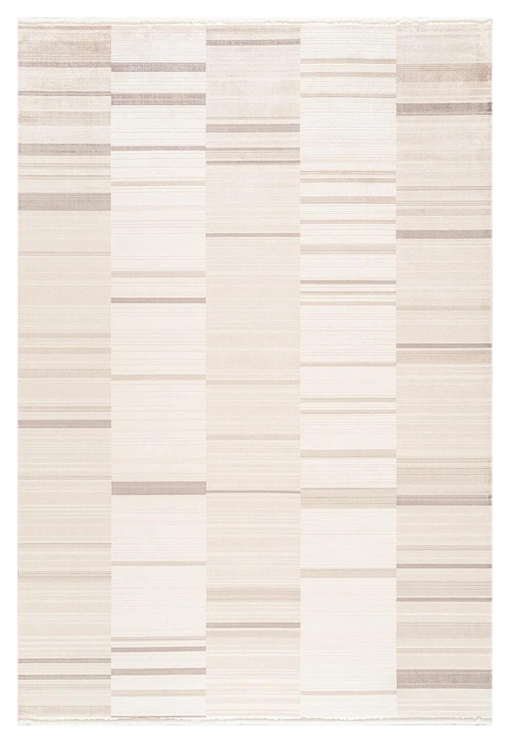 By Özer Halı Bej Tonunda Renk Geçişli Modern Stil Koza Halı Lara A3402C Salon Halısı