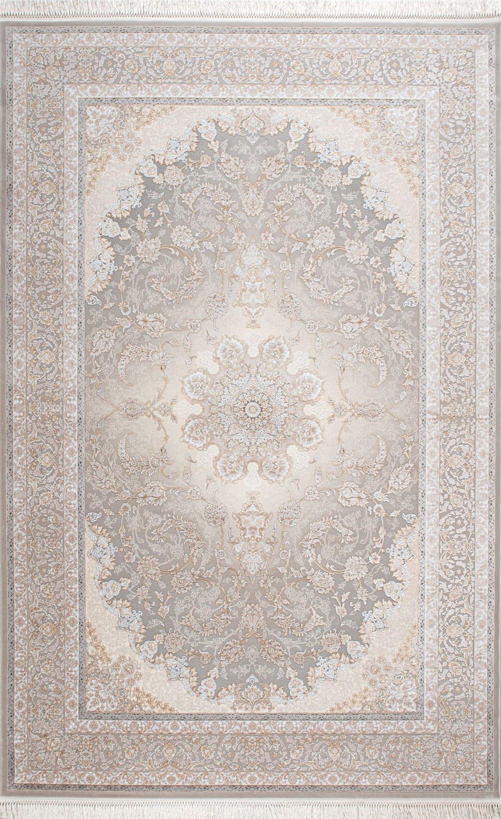 By Özer Halı Gold Kemik Renk Bordürlü Klasik Stil Artemis Halı Palace 05193A Salon Halısı