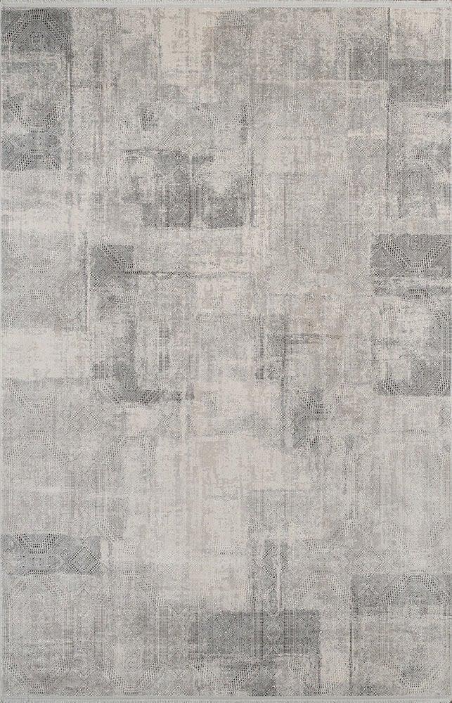 By Özer Halı Gri Krem Renk Geçişli Modern Stil Pierre Cardin Halı Pierre Zen HG08A Salon Halısı