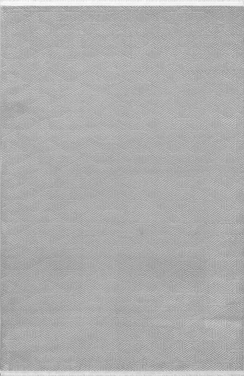 By Özer Halı Gri Renk Desenli Modern Stil Royal Halı Arles FJ03B Salon Halısı