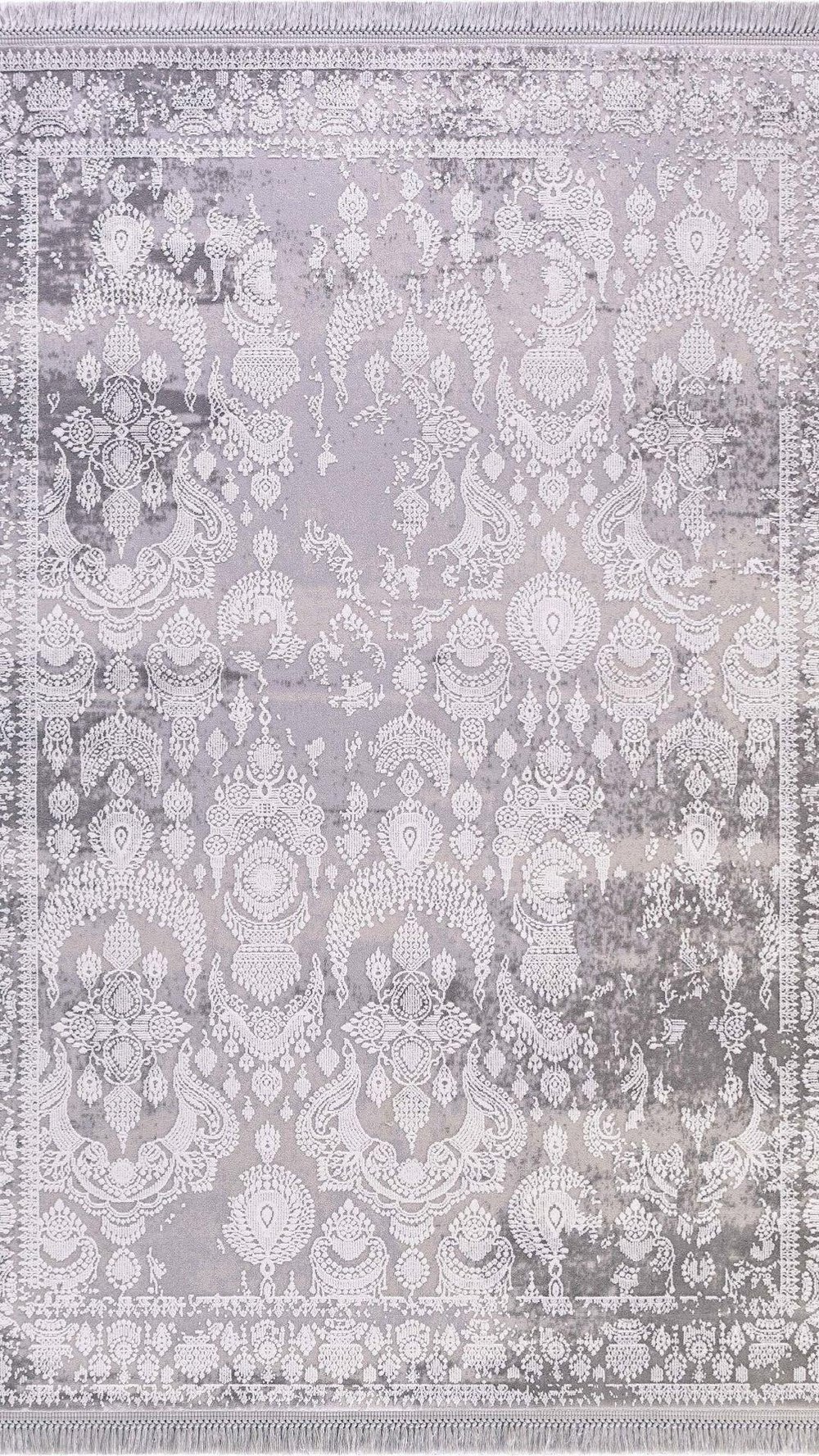 By Özer Halı Gri Renk Gri Bordürlü Modern  Artemis Halı İnspiration 0650G Salon Halısı