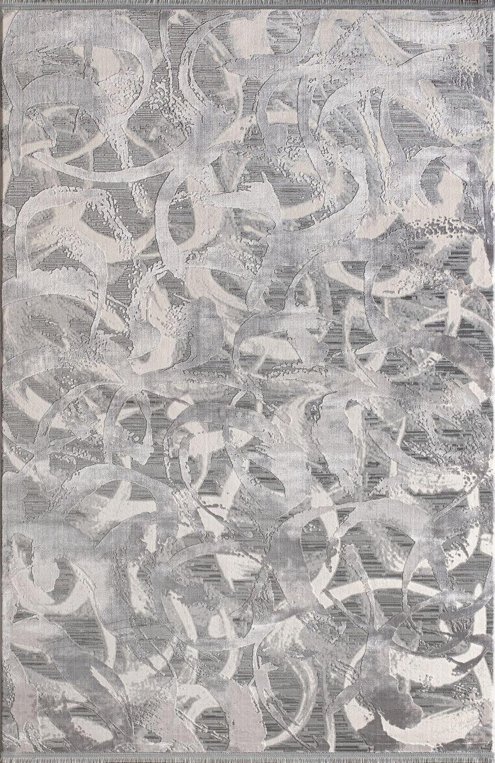 By Özer Halı Krem Gri Renk Desenli Modern Stil Artemis Halı Emma 09772B Salon Halısı