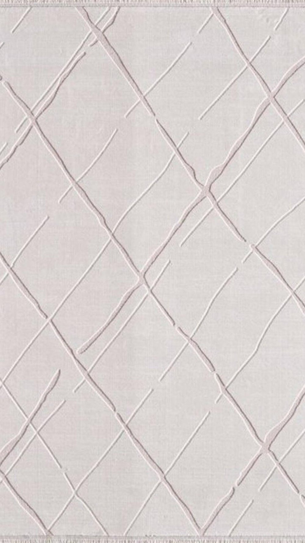 By Özer Halı Krem Renk Pudra Desenli Modern Stil Artemis Halı Murano 6430D Salon Halısı