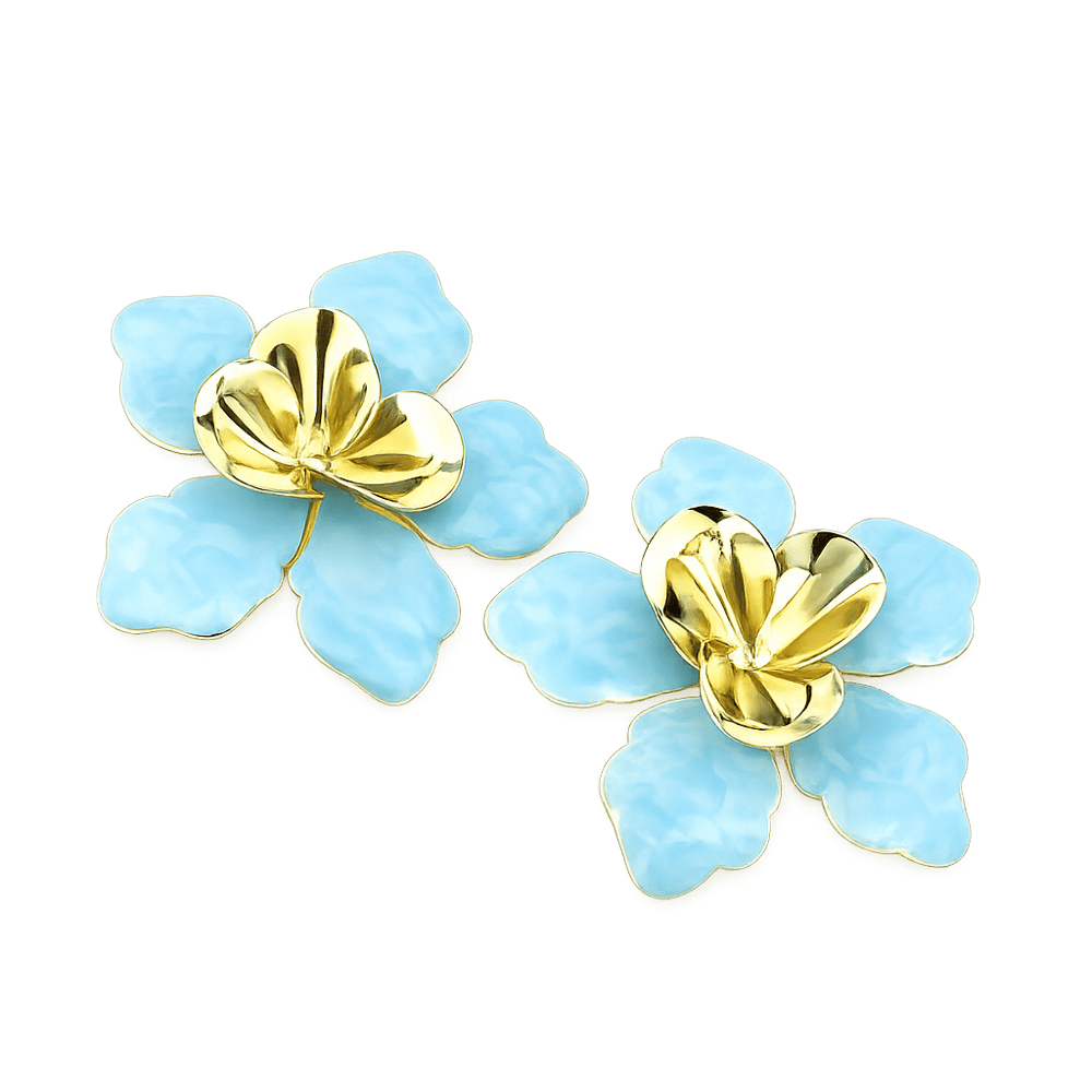 Flower Stars Blue
