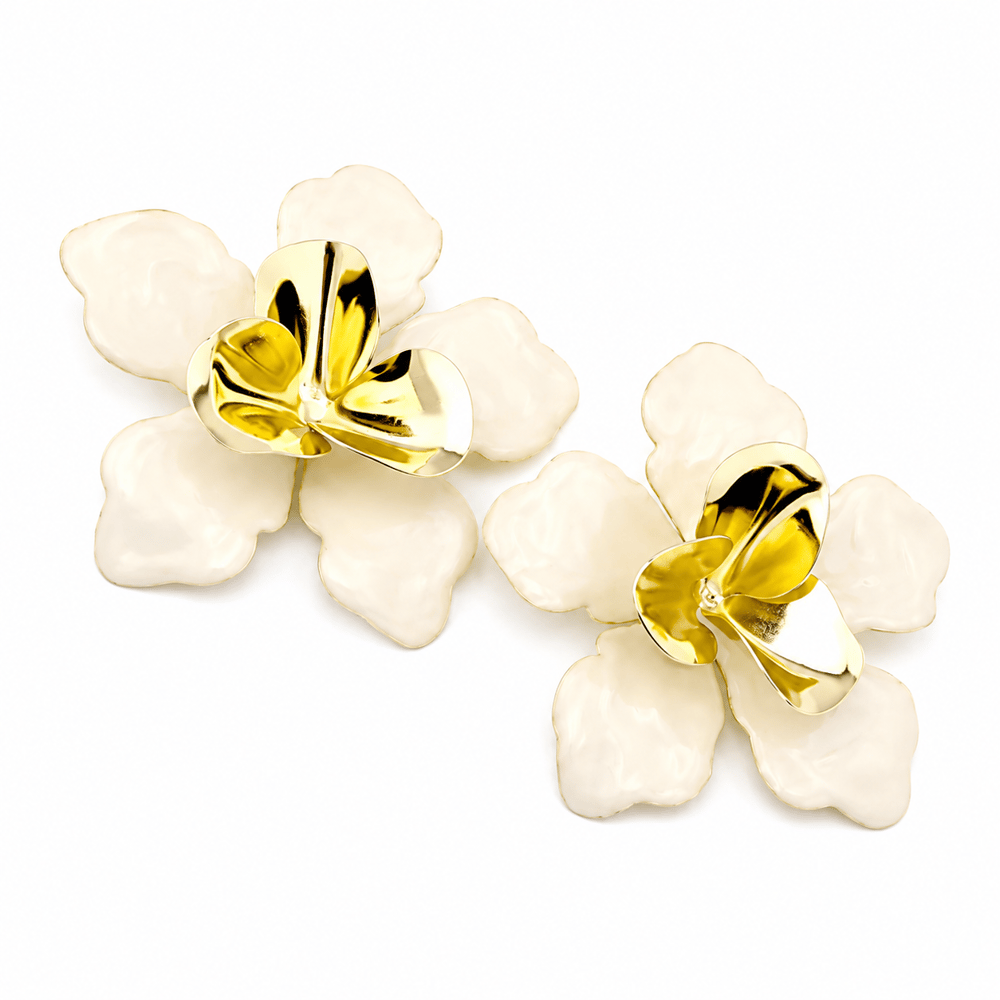 Flowers Stars White
