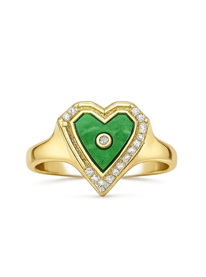 Löve Green Rings- Gold