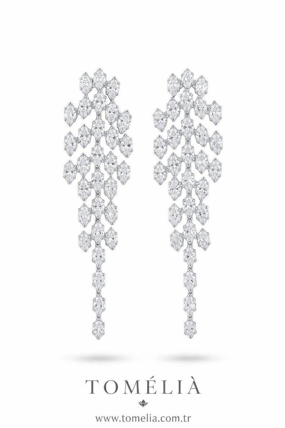Markiz Avizesi Chandelier Küpe 