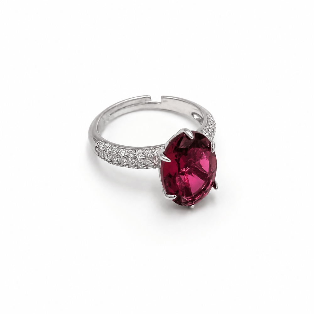 Yakut Ayarlanabilir Diamond Rings