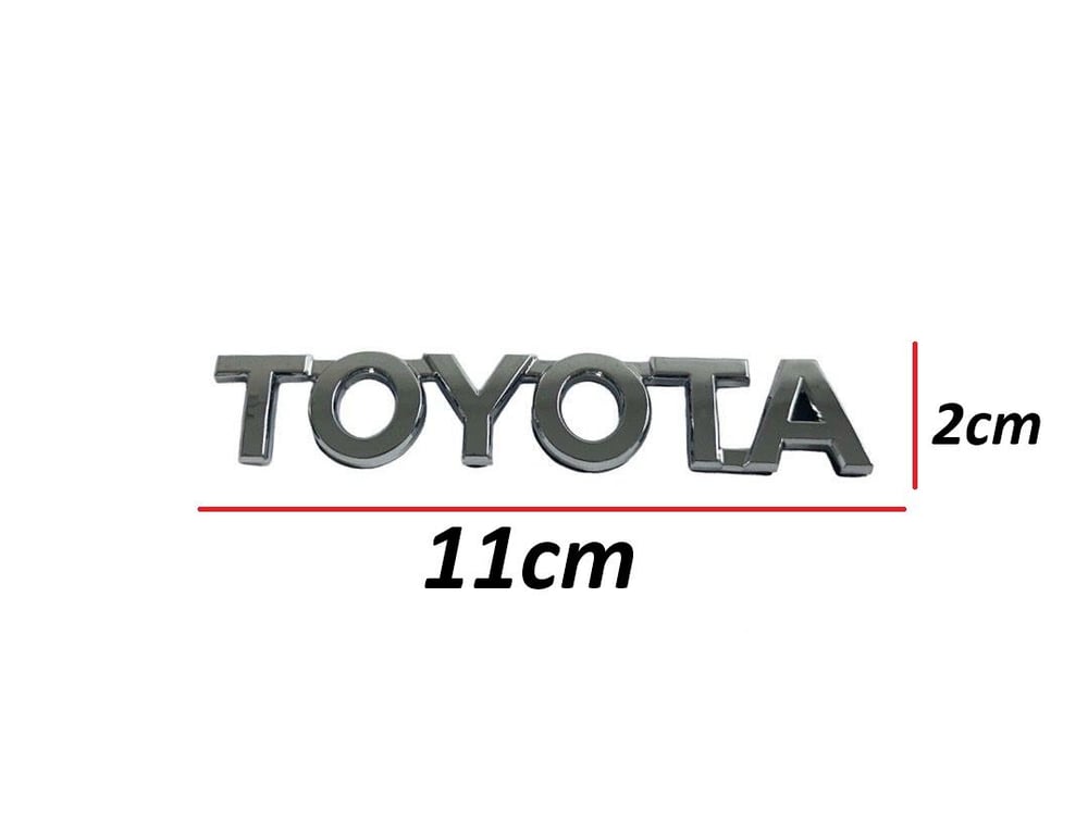 Toyota Yazı Corolla 07-18/Yaris 06-14 Arka (Toyota Yazısı)