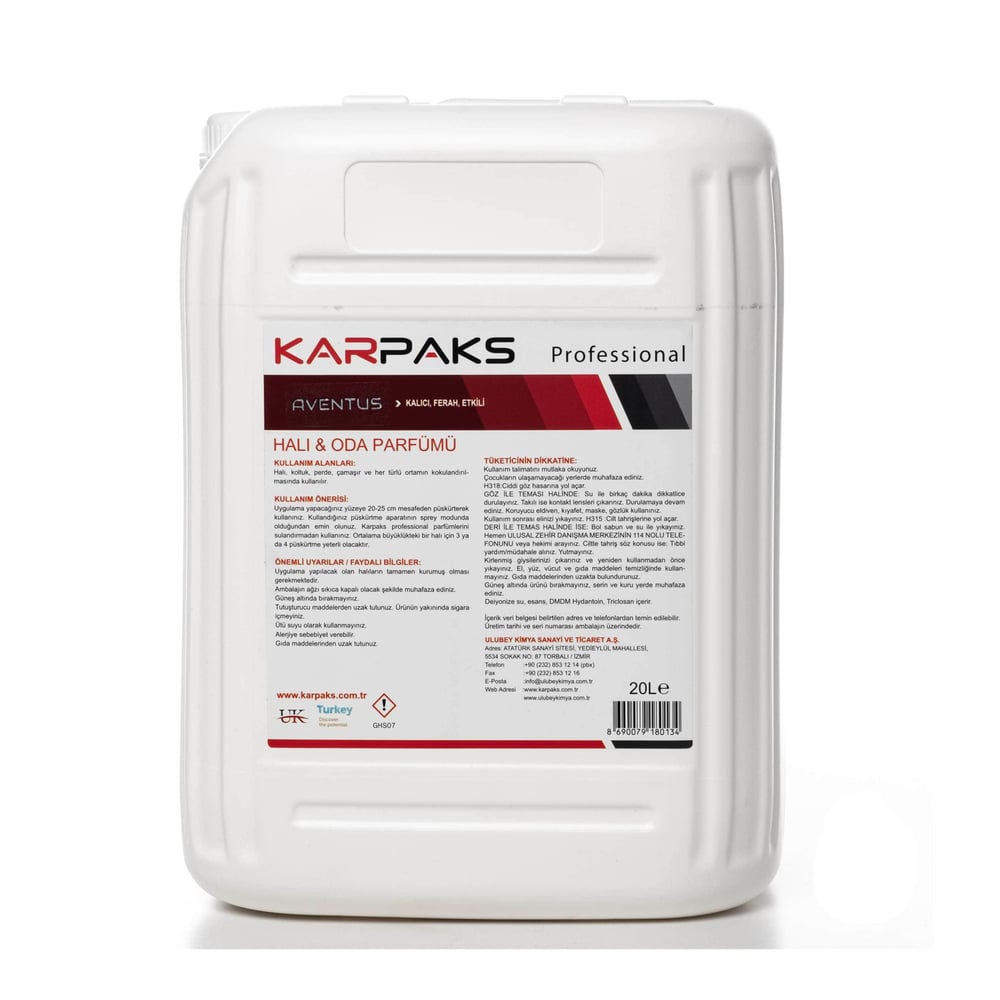 Karpaks Aventus Halı ve Oda Parfümü 20 Kg
