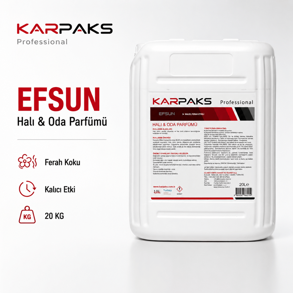Karpaks Efsun Halı ve Oda Perfümü 20 Kg