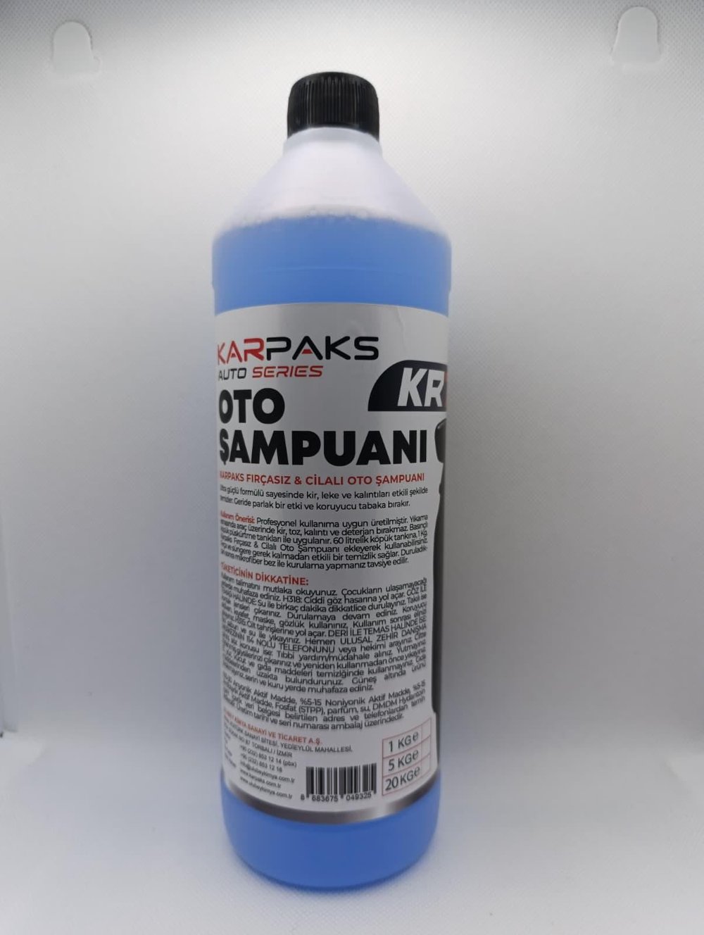 KARPAKS KR7 Oto Şampuan 1 LT | Yoğun Köpüklü Araç Yıkama Şampuanı