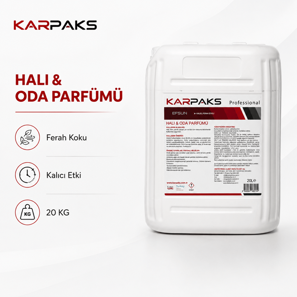 Karpaks Vera Halı ve Oda Parfümü 20 Kg