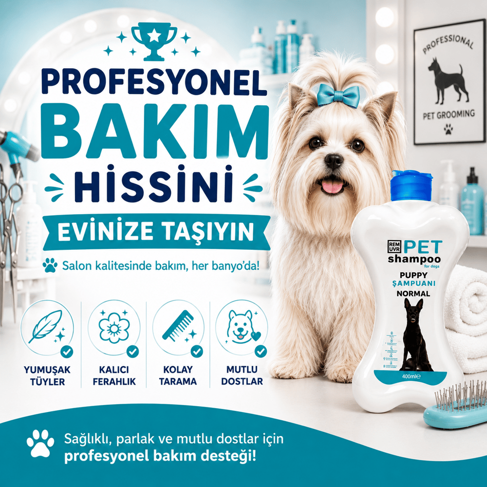 Köpek Şampuanı Normal 400 ml | Hassas Ciltlere Uygun Günlük Köpek Bakım Şampuanı