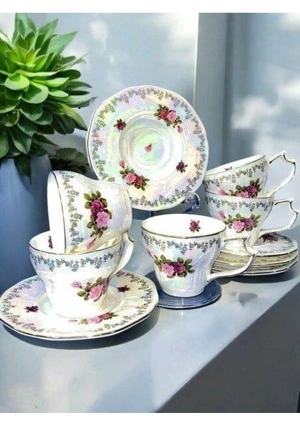 6 Lı Kahve Fincan Takımı