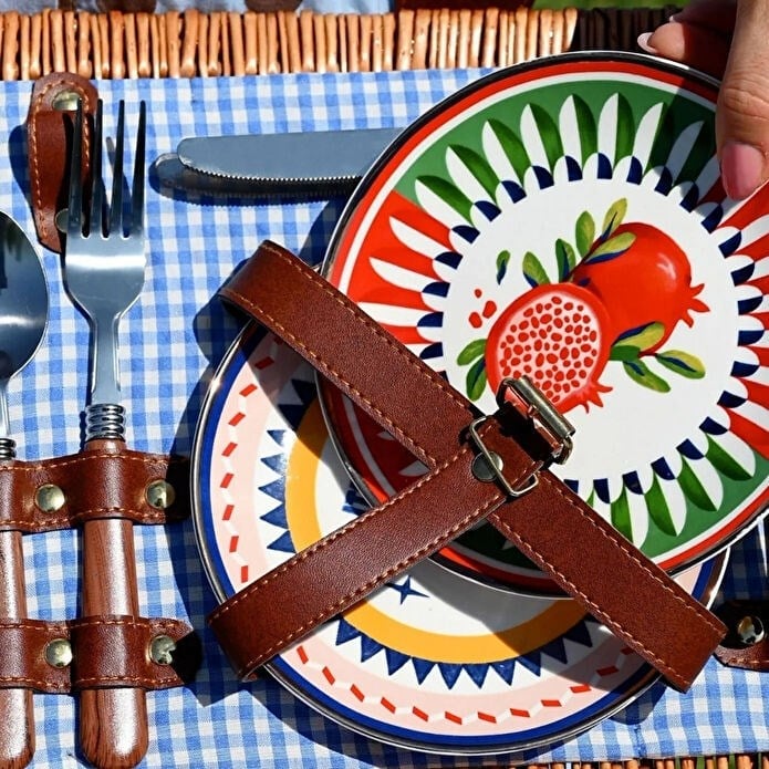 Bacı Milano Dolce Vita 6lı Nar Ekmek Tabağı 16 Cm Porselen