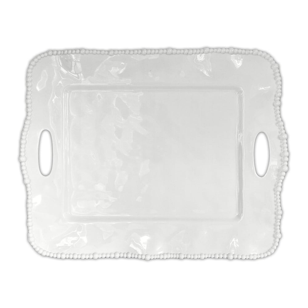 Bacı Milano Joke Table Kitchen Melamin Dikdörtgen Tepsi Beyaz