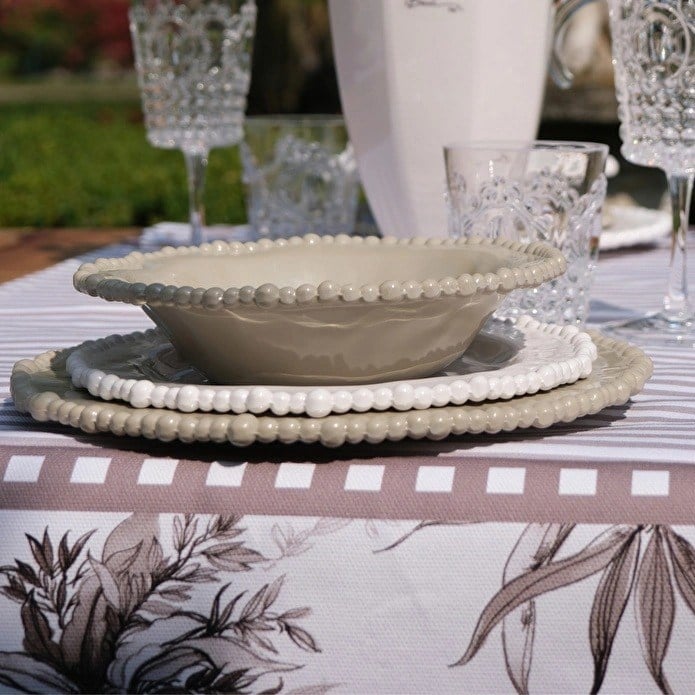 Bacı Milano Joke Table Kitchen Melamin Servis Tabağı 28 Cm Kahverengi