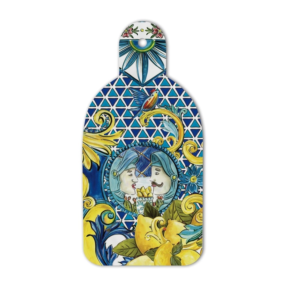 Bacı Milano Sicily Kesme Tahtası 17 Cm X 35 Cm Mavi