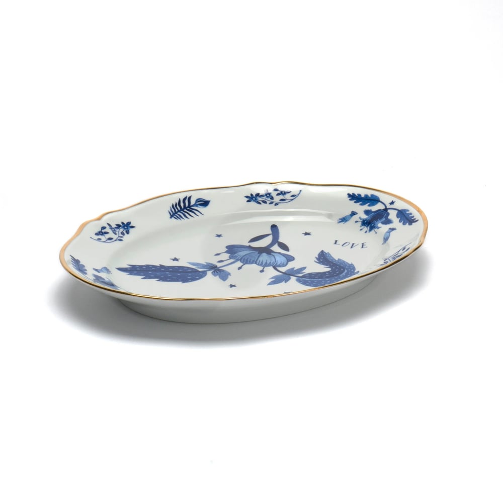 Bıtossı Home Marino Oval Servis Tabağı 34 Cm
