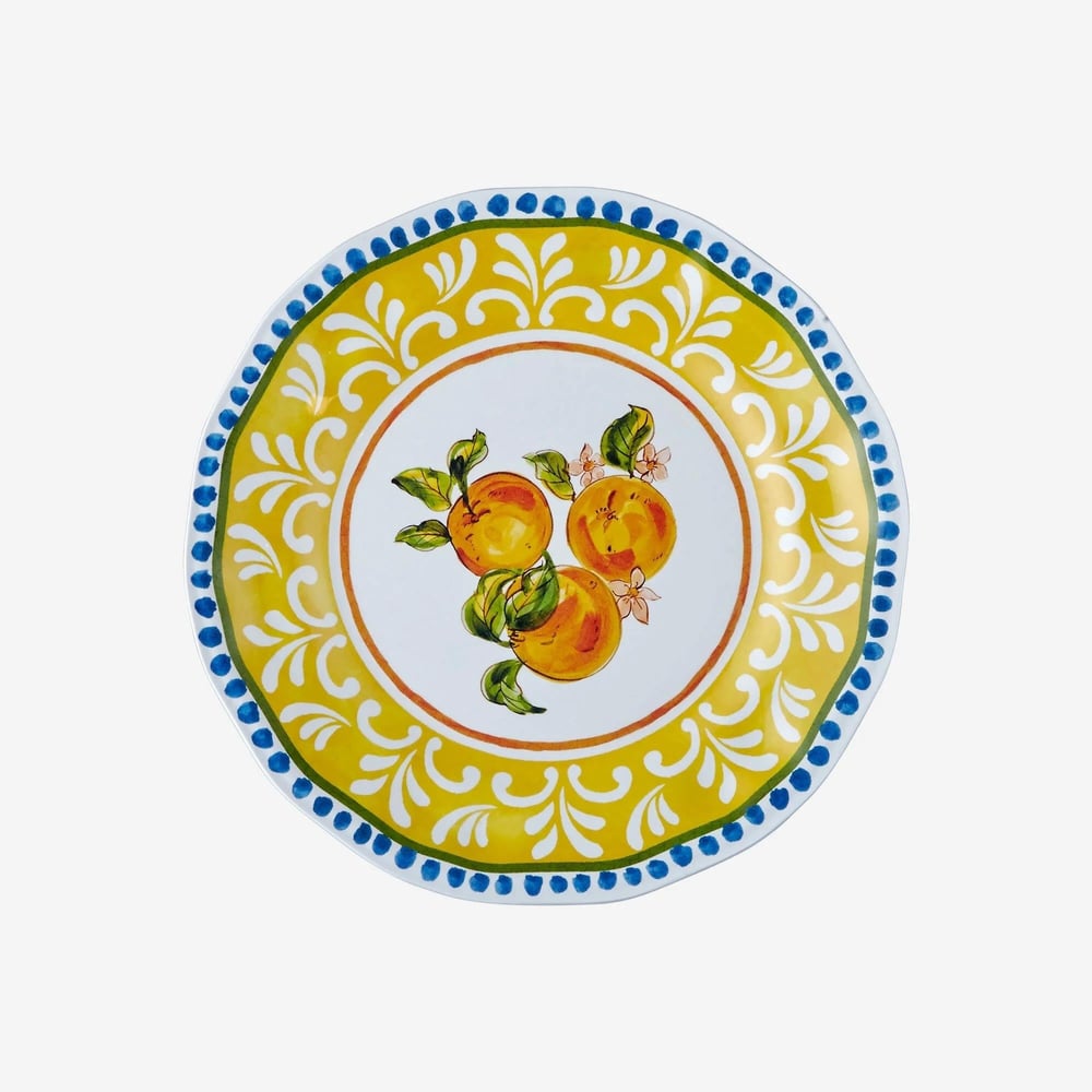 Chıara Alessı Capri Sarı Melamin Kahvaltı Tabağı 23 Cm