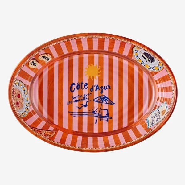 Chiara Alessi Cote Dazur Oval Servis Kasesi 33cm