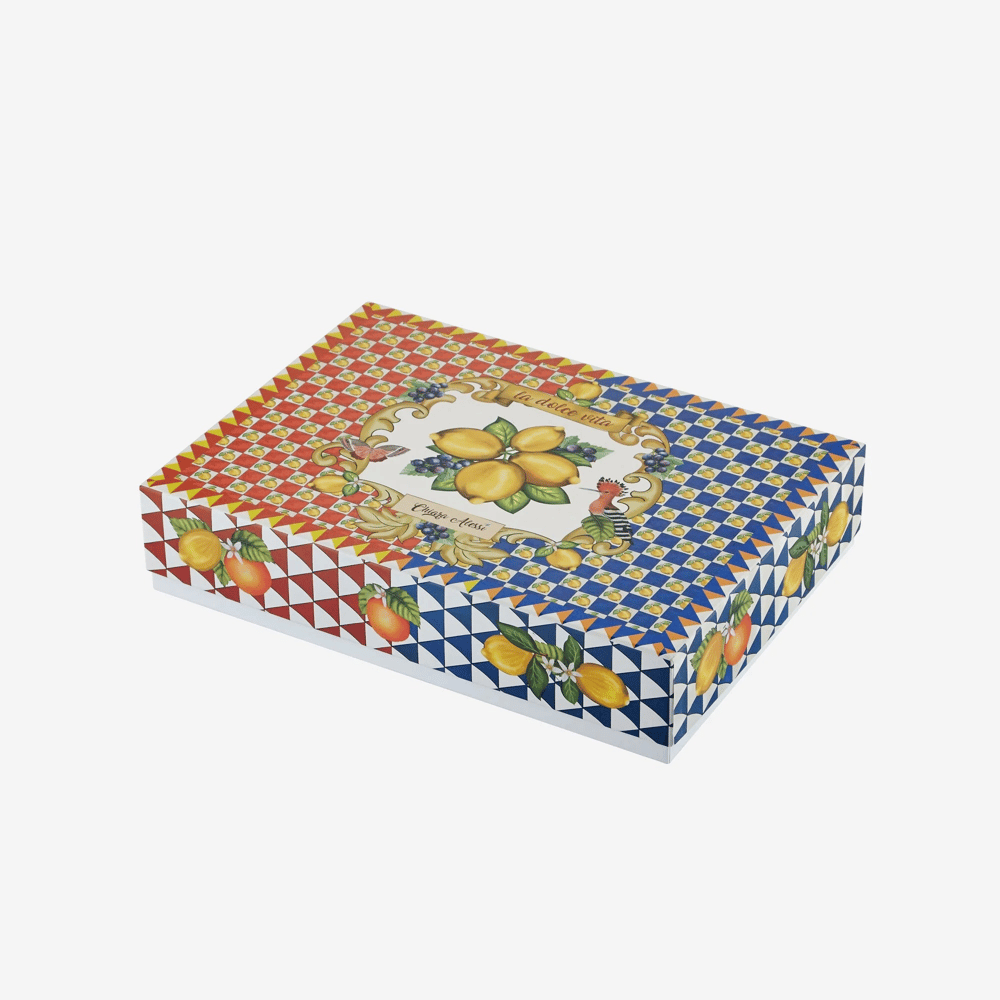 Chiara Alessi Mavi Melamin Servis Kasesi 33 Cm Capri Collection