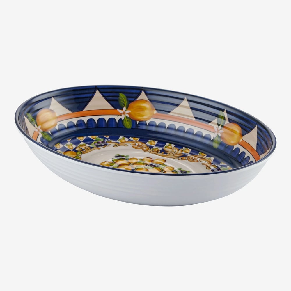 Chiara Alessi Mavi Melamin Servis Kasesi 33 Cm Capri Collection