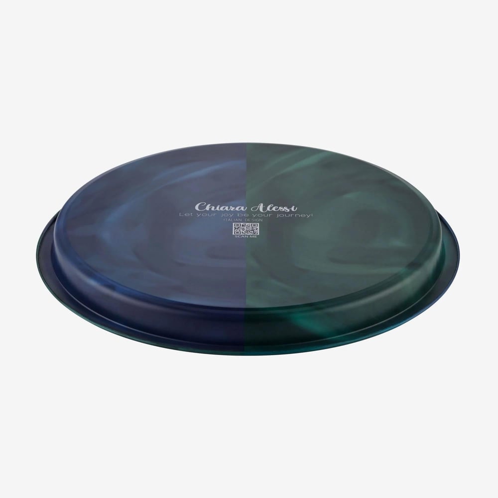 Chiara Alessi Mavi Metal Tepsi 34 Cm Vita Bella Collection