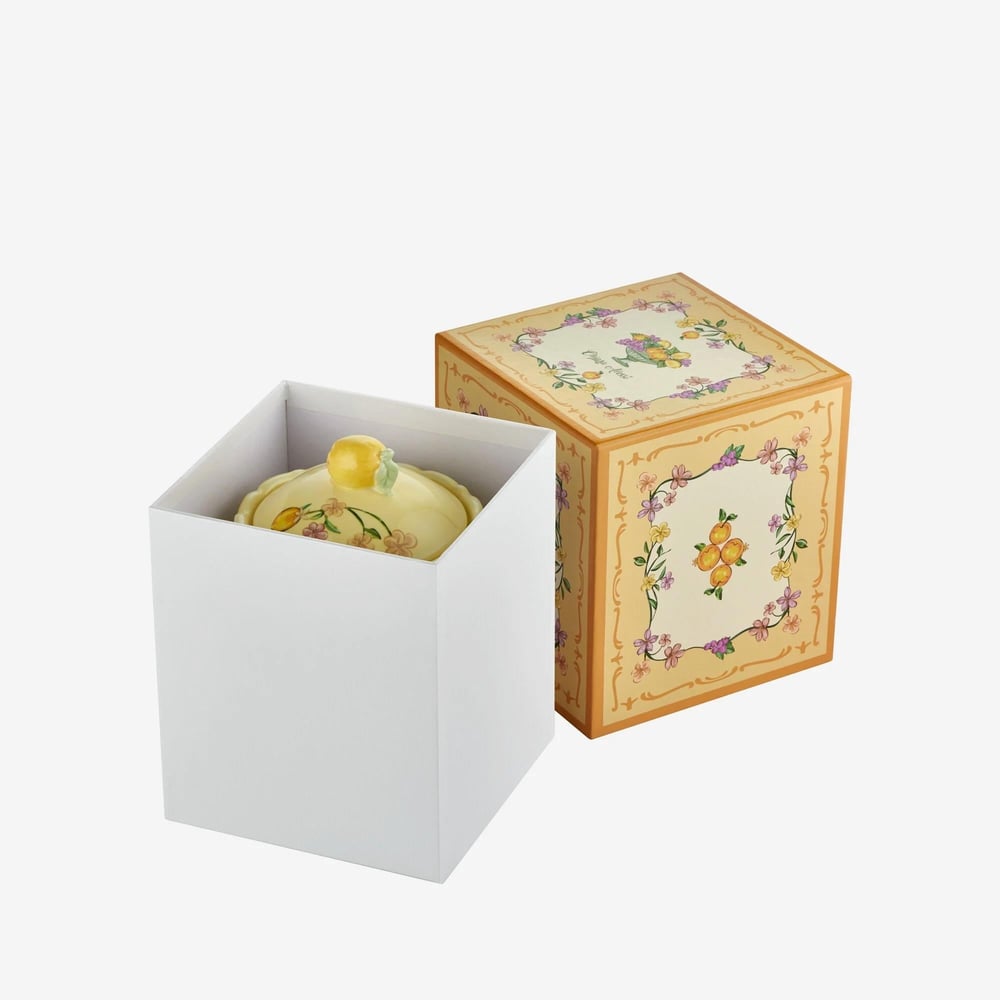 Chiara Alessi Sarı Seramik Kavanoz 20 Cm