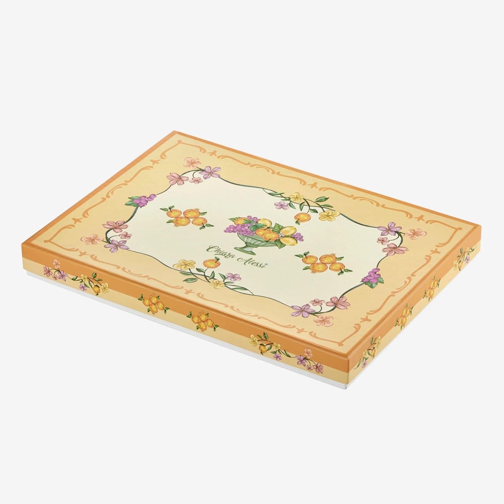 Chiara Alessi Turuncu Seramik Servis Tabağı 38X27 Cm