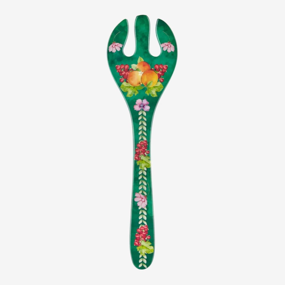 Chiara Alessi Yeşil Melamin Servis Seti 28 Cm Carpe Diem Collectio