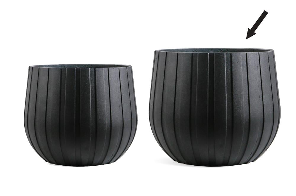 ÇİNPA ELNAR 55X45 CM GRANİT SAKSI