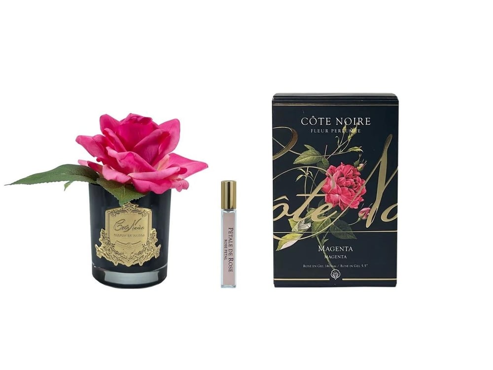 Cote Noire - Tek Güllü Fuşya Siyah Cam Koku