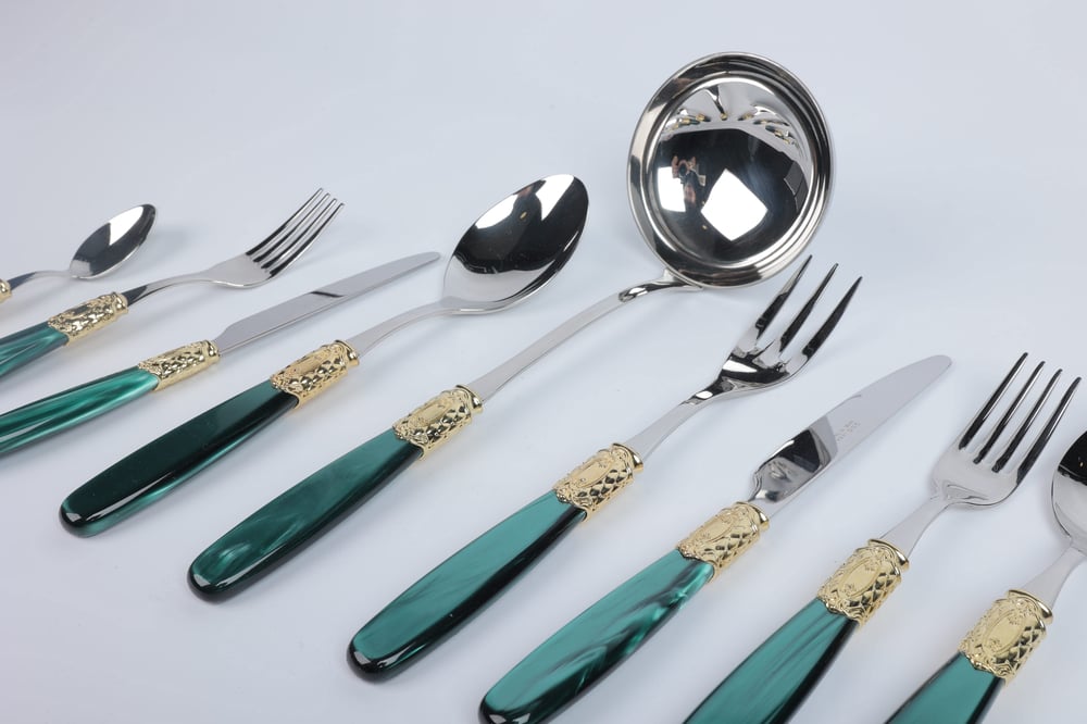 D&d Wood Box 75 Pcs Vıctorıa Shıne Gold+steel Dark Green Pearl