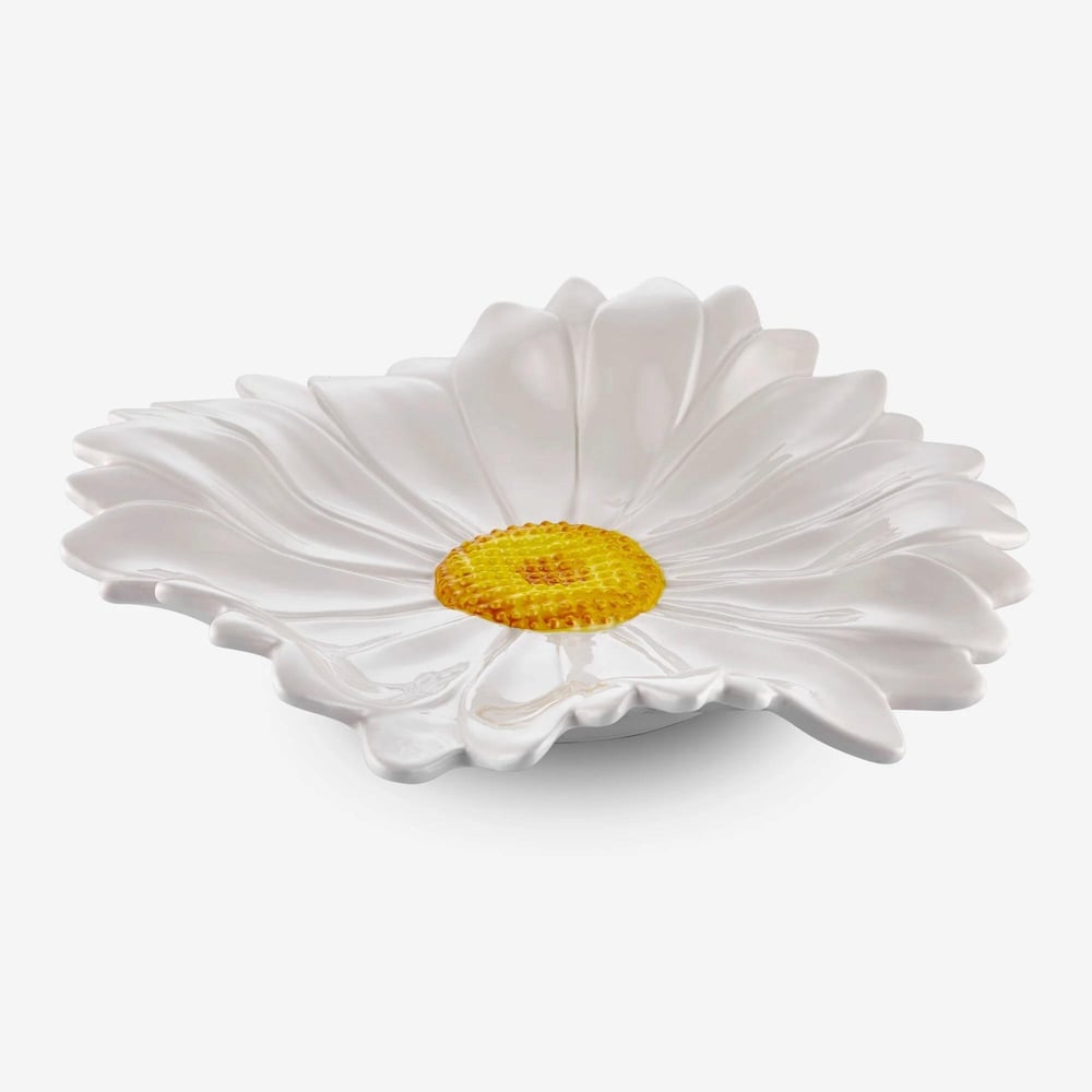 Edelweiss Camomilla Beyaz Servis Tabağı 36X36 Cm