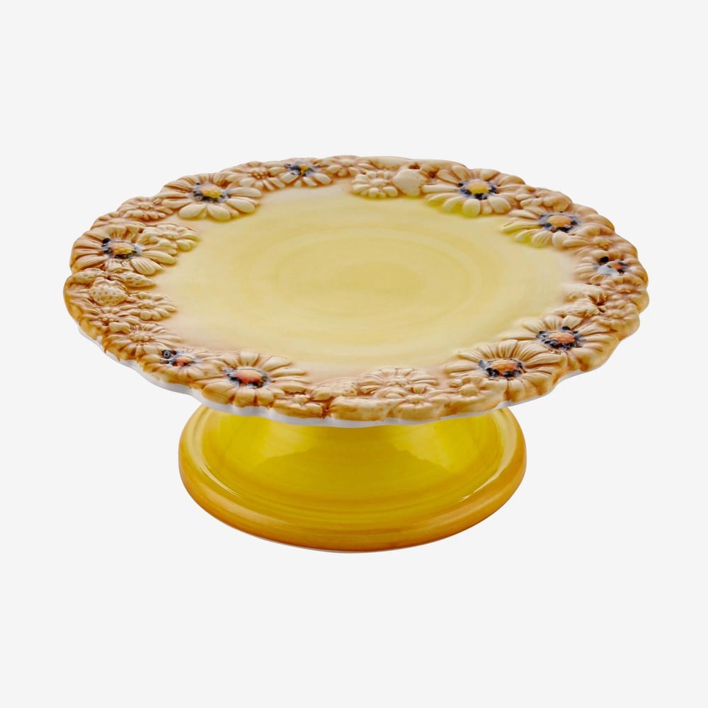 Edelweiss Camomilla Sarı Mini Kek Standı 22X22 Cm