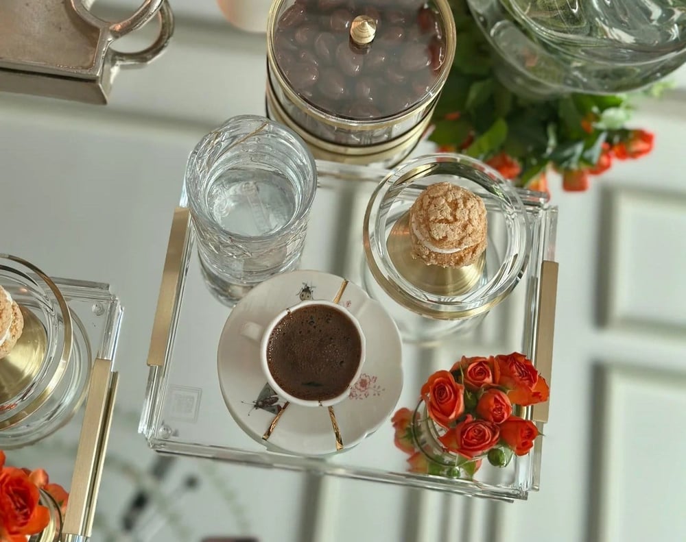 Esra Turan Prinç Detaylı Küçük Boy Tepsi