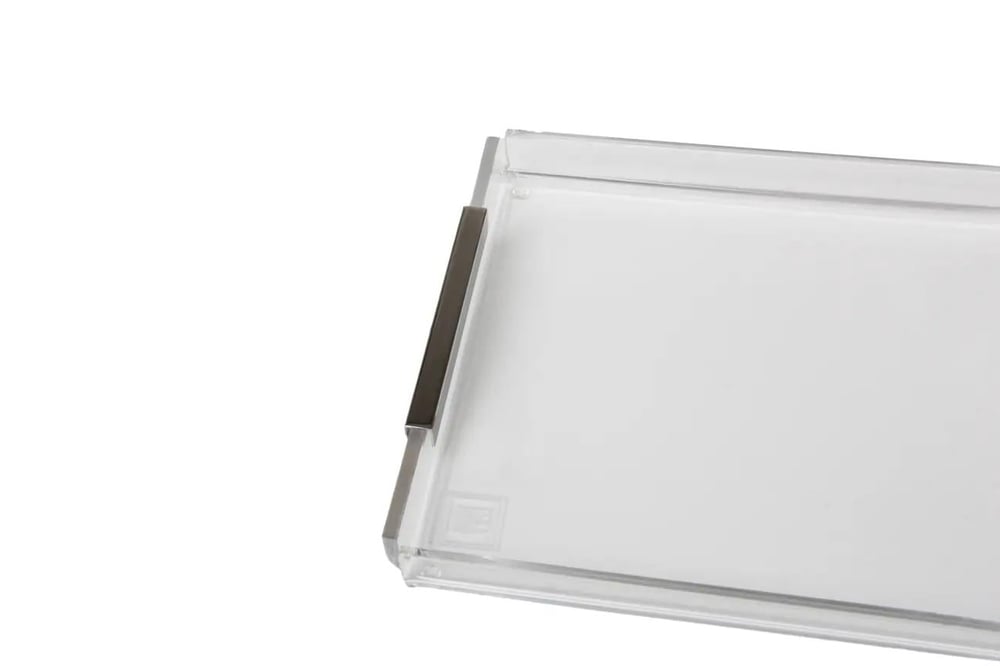 Esra Turan Gümüş Detaylı Büyük Boy Tepsi