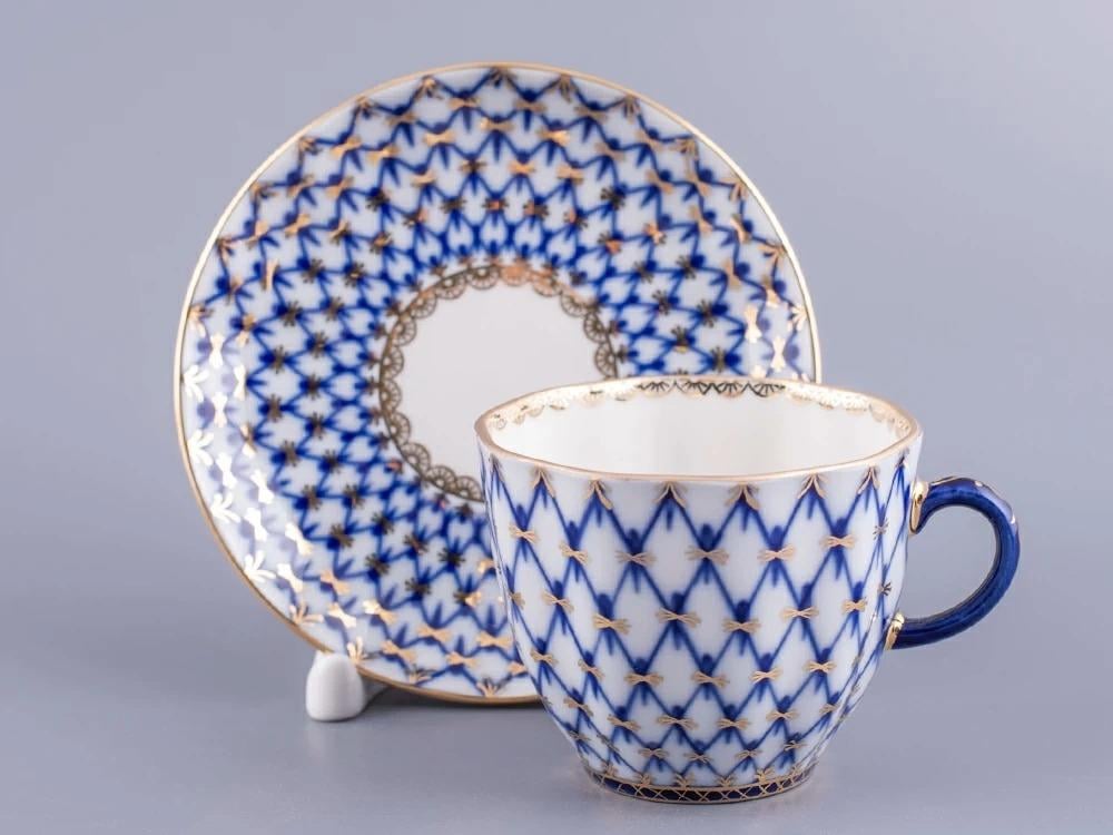 Imperıal 3-Parça Kahve Seti Tulip Cobalt Net