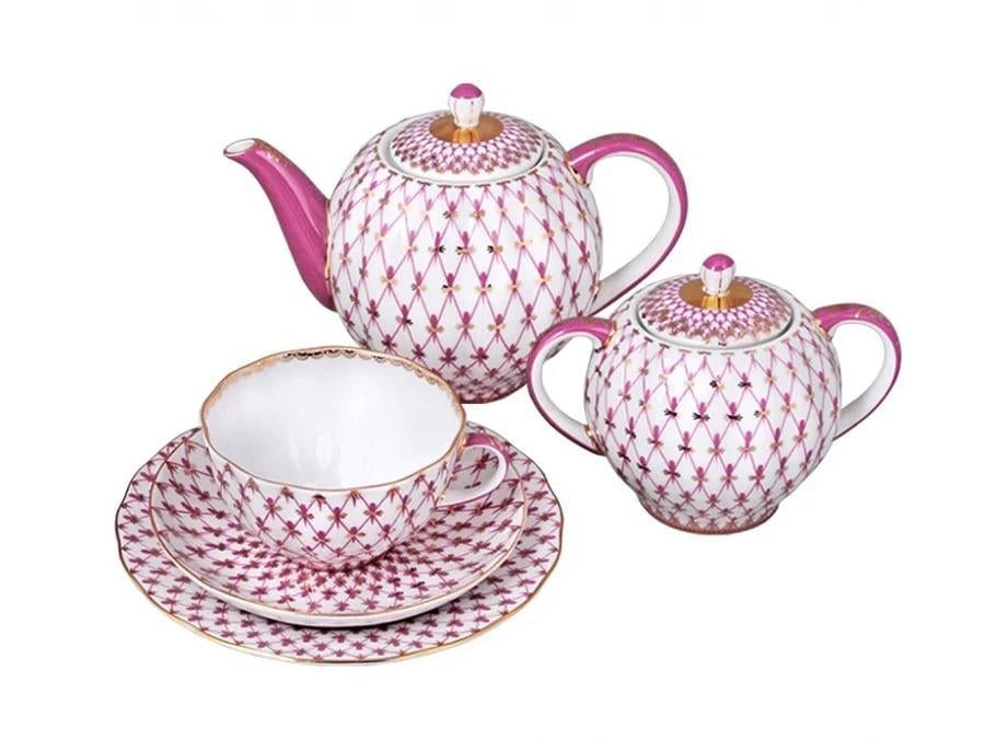 İMPERİAL Çay seti Tulip Net - blues 2 6/20