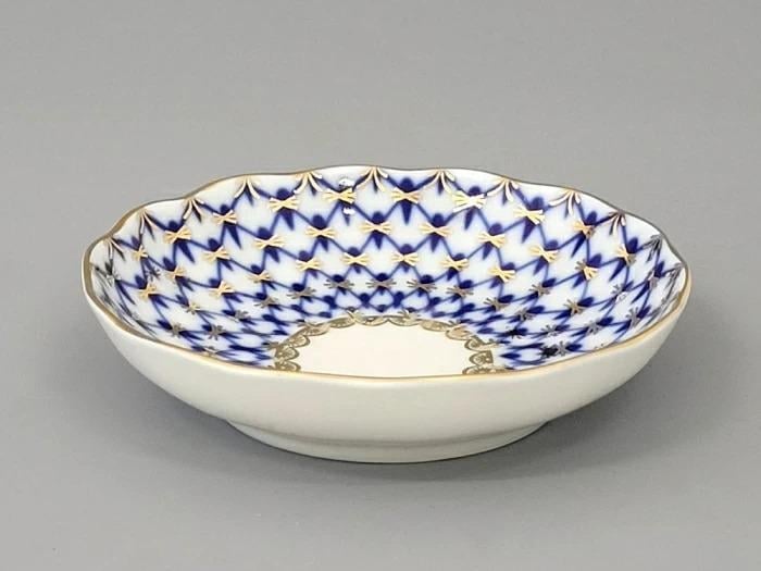 İmperial Reçel Tabağı Lale Kobalt Ağ