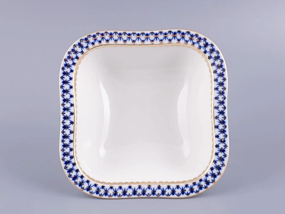 İmperial Salata Kasesi 4 Kişilik Kare Gençlik Cobalt Net