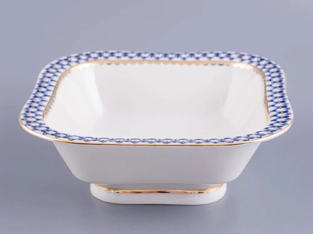 İmperial Salata Kasesi 4 Kişilik Kare Gençlik Cobalt Net