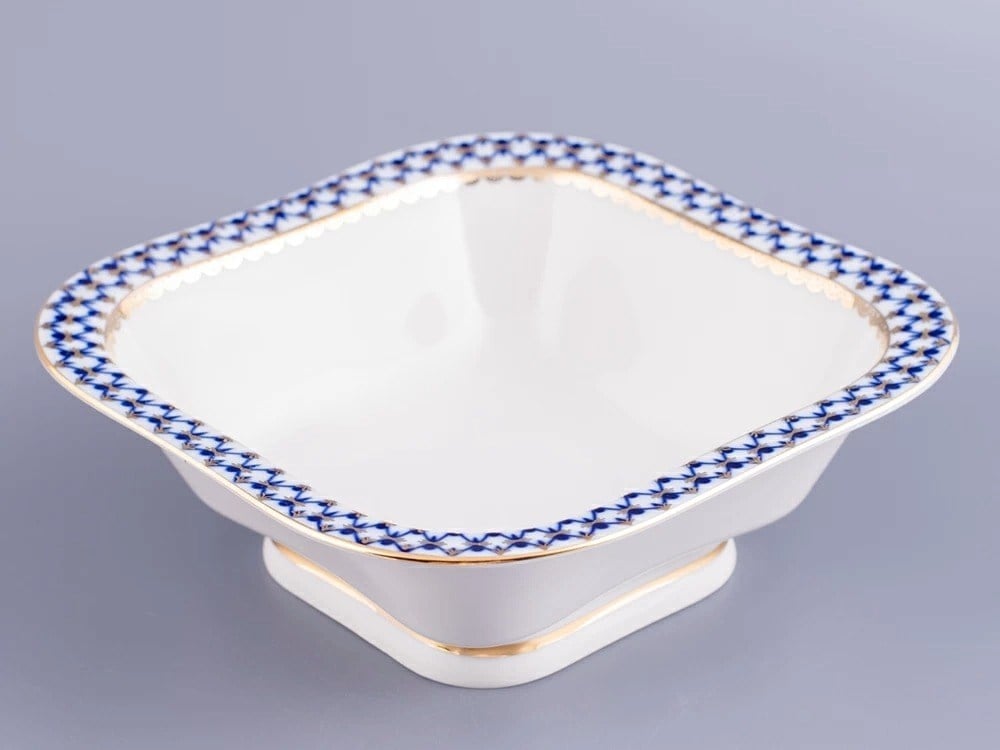 İmperial Salata Kasesi 4 Kişilik Kare Gençlik Cobalt Net