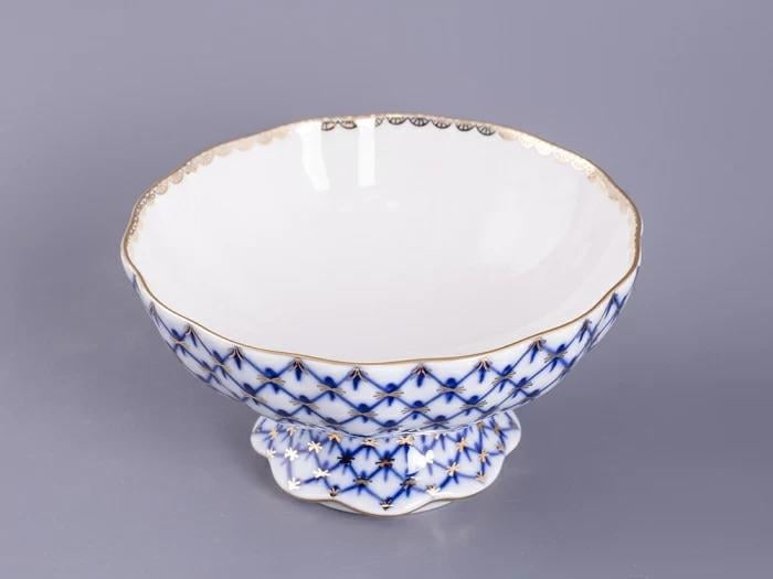 İmperial Şeker Vazo Lale Kobalt Ağ