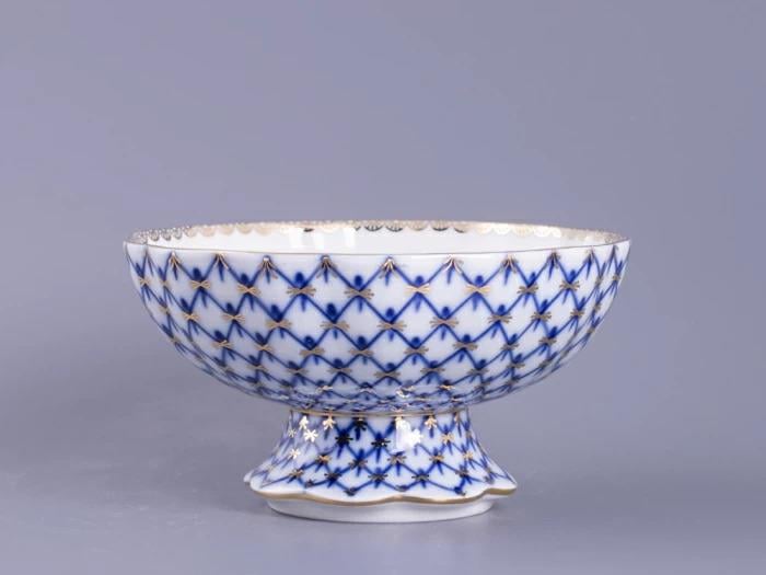 İmperial Şeker Vazo Lale Kobalt Ağ