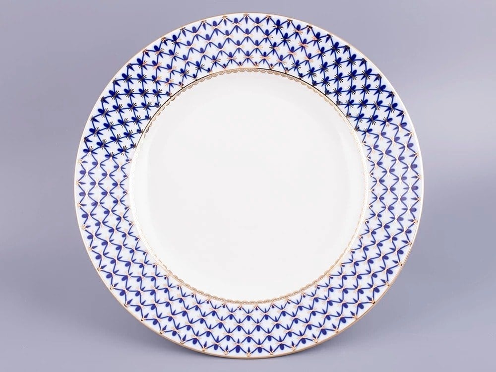 İmperial Servis Tabağı Yuvarlak 300 Mm Düz Kenar Gençlik Cobalt Net