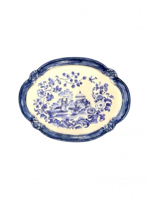 Krs 9004.2 Trınanzı Blue Victoria Tepsi