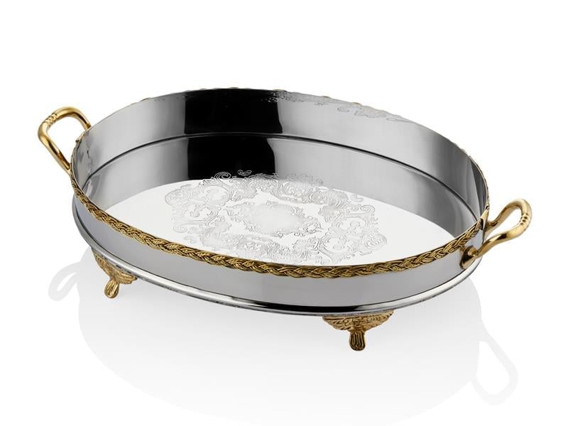 LMD BLACK PEARL HALAT DESENLI KUCUK BOY TEPSI 44X26X8 CM (4)